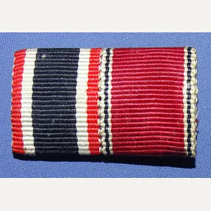 WWII German Two Award Ribbon Bar