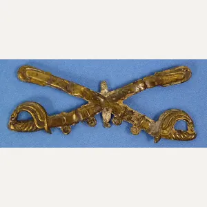 Dug Civil War Cavalry Regiment Hat Badge