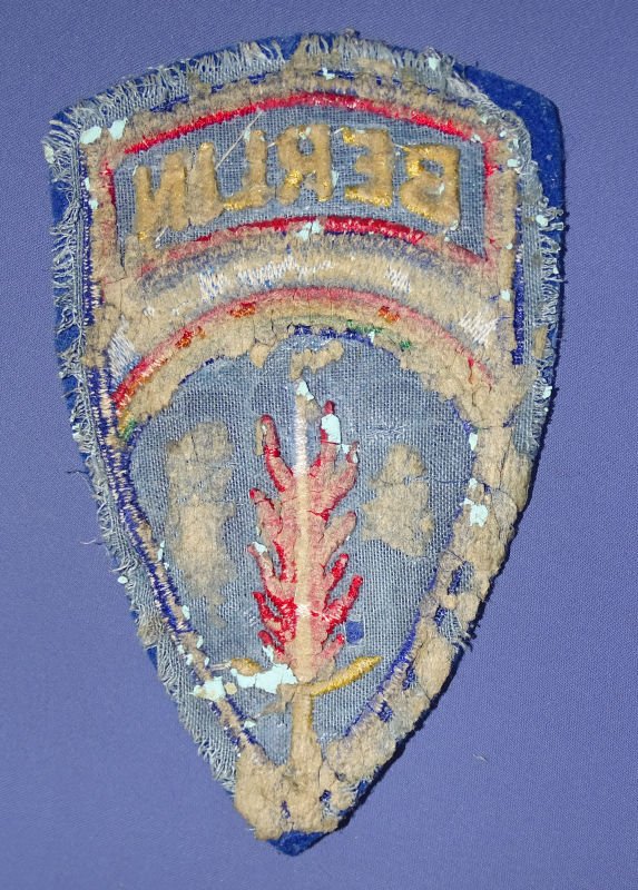 WWII Occupation Wool U.S. Army Europe Berlin Patch — image 2