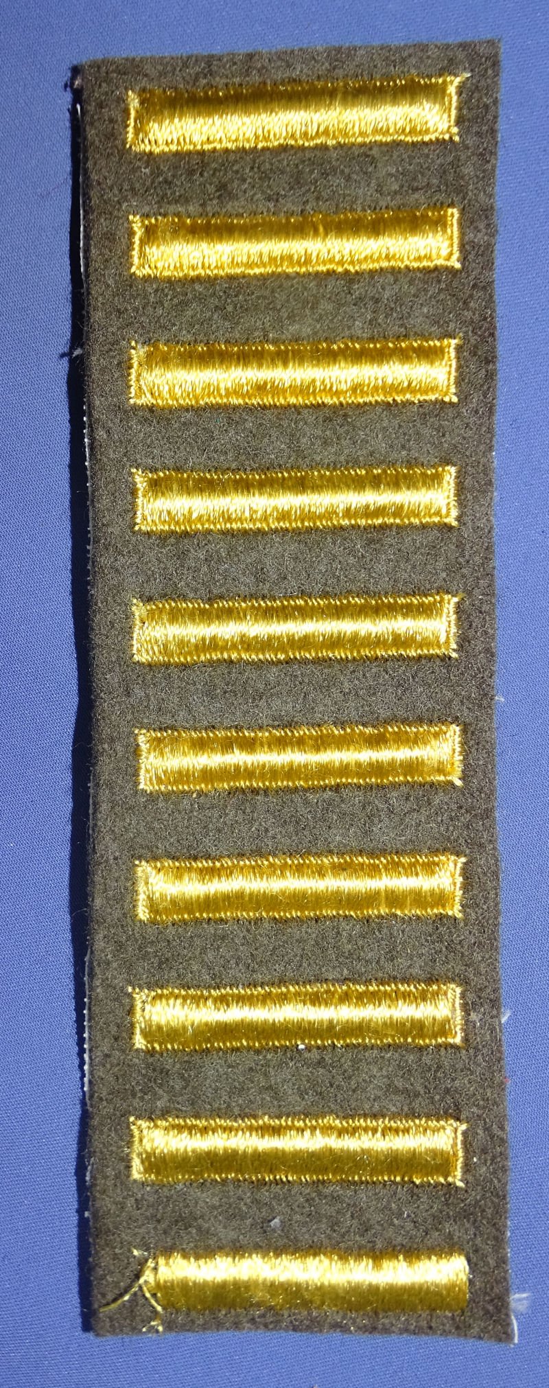 WWII Overseas 10 Bar Strip