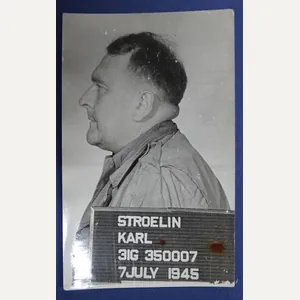 Official War Crimes Trials Photograph of NSDAP Big Shot Karl …