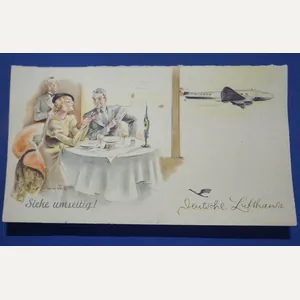 1939 German Luftansa Flight Schedule