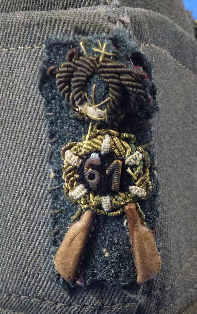 WWII Italian Army Officer 61st Infantry Division Bustina Cap — image 3