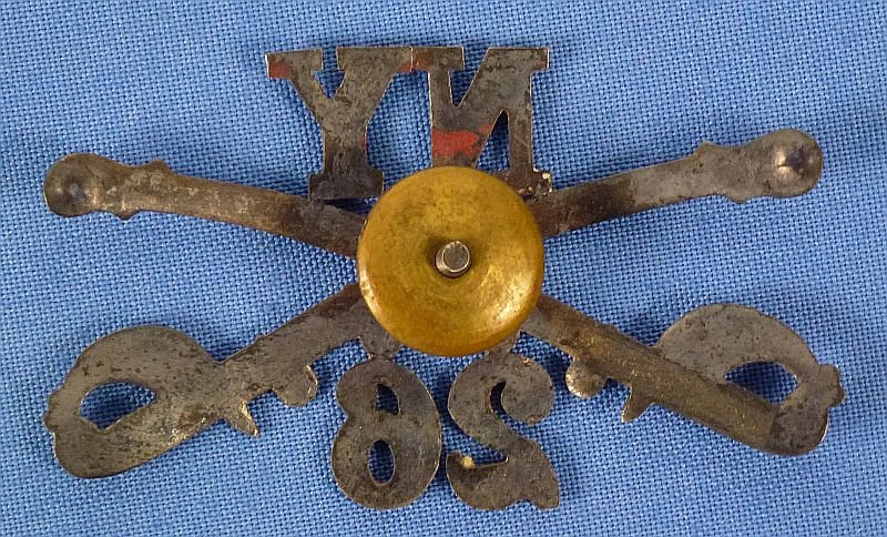 New York State 26th Cavalry Regiment Cap Insignia — image 2