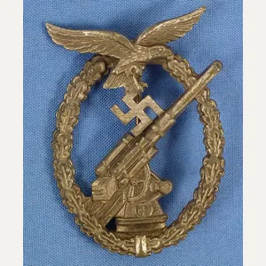 Luftwaffe Flak Badge by Gebrüder Wegerhoff