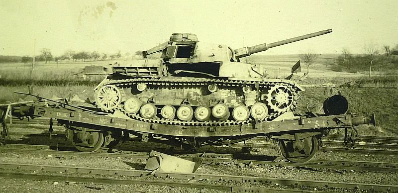 Postcard Photograph of a Damaged German Tank Being Removed from the Field — image 2