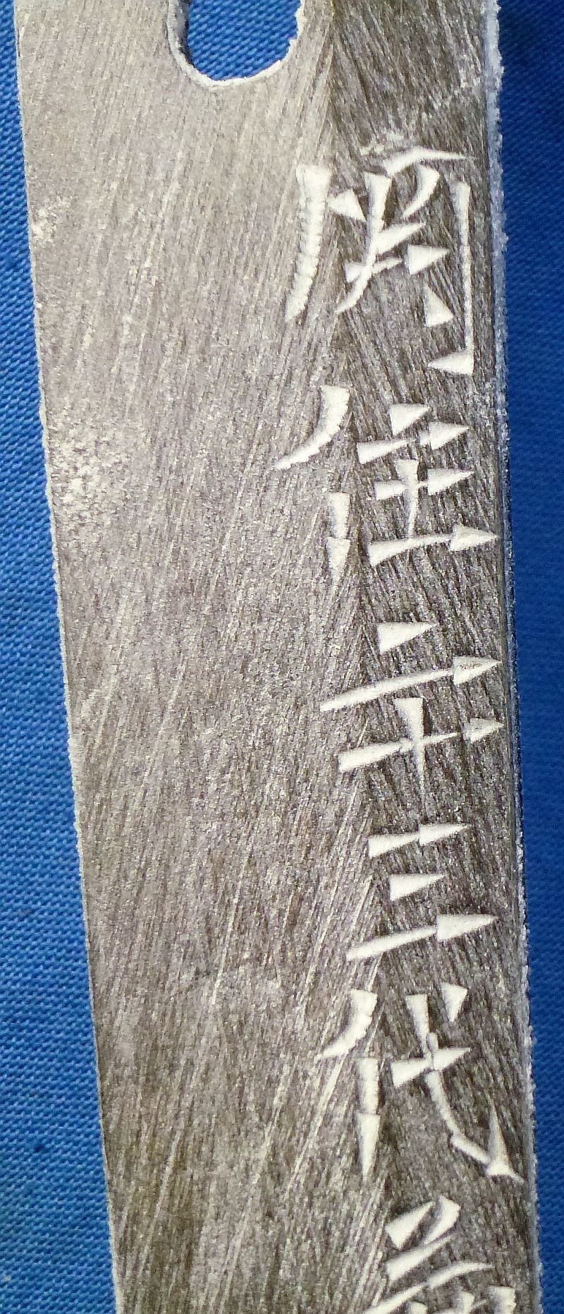 Signed WWII Shin Gunto Army Officer Sword in a Leather Combat Cover — image 14