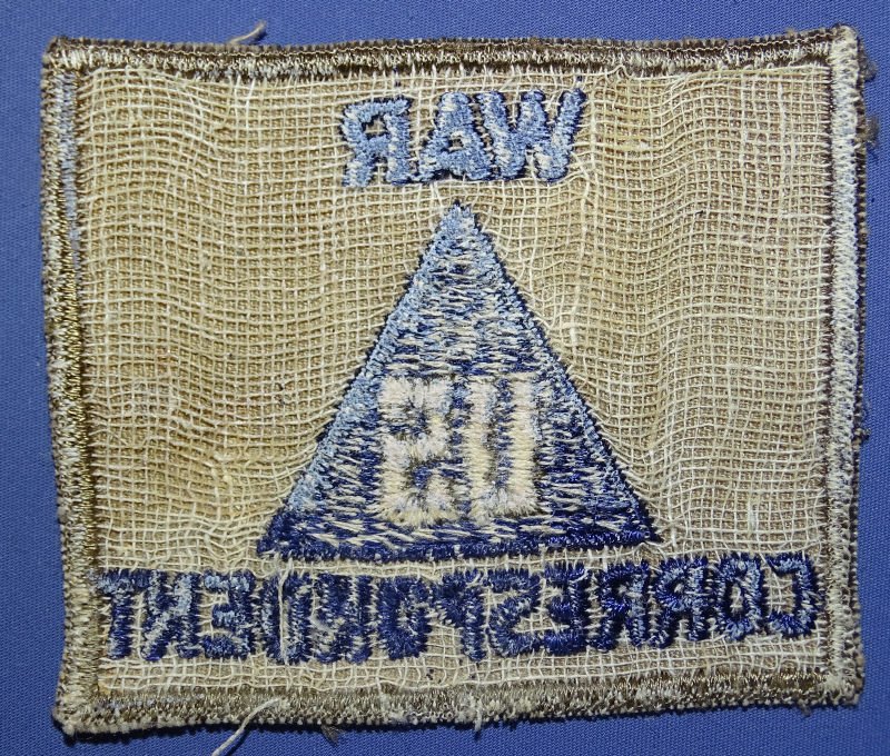 WWII US Civilian War Correspondent Patch — image 2