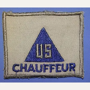 WWII US Civilian Chauffeur Patch