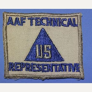 WWII AAF US Civilian Technical Representative Patch