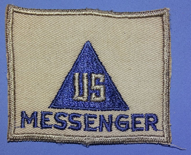 WWII US Civilian Messenger Patch