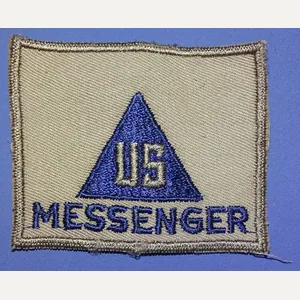 WWII US Civilian Messenger Patch