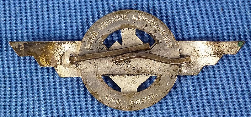 DLV Visor Cap Insignia by Wilhelm Deumer — image 2