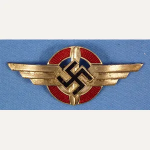 DLV Visor Cap Insignia by Wilhelm Deumer