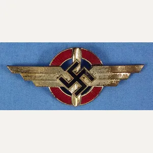 DLV Visor Cap Insignia by Wilhelm Deumer