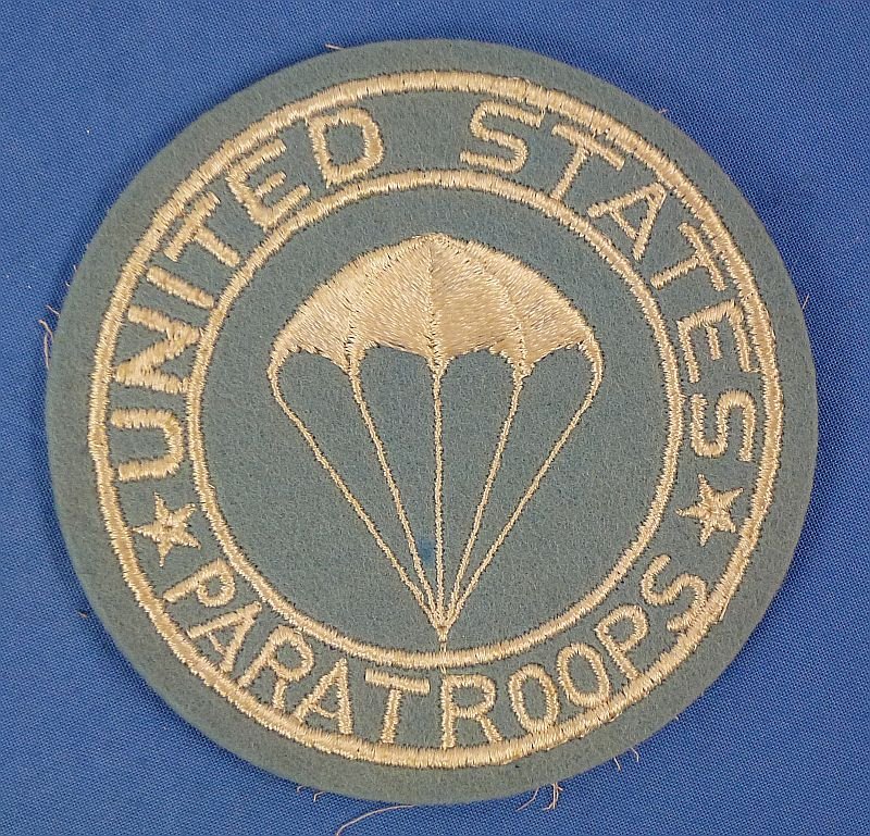 WWII United States Paratroops Pocket Patch