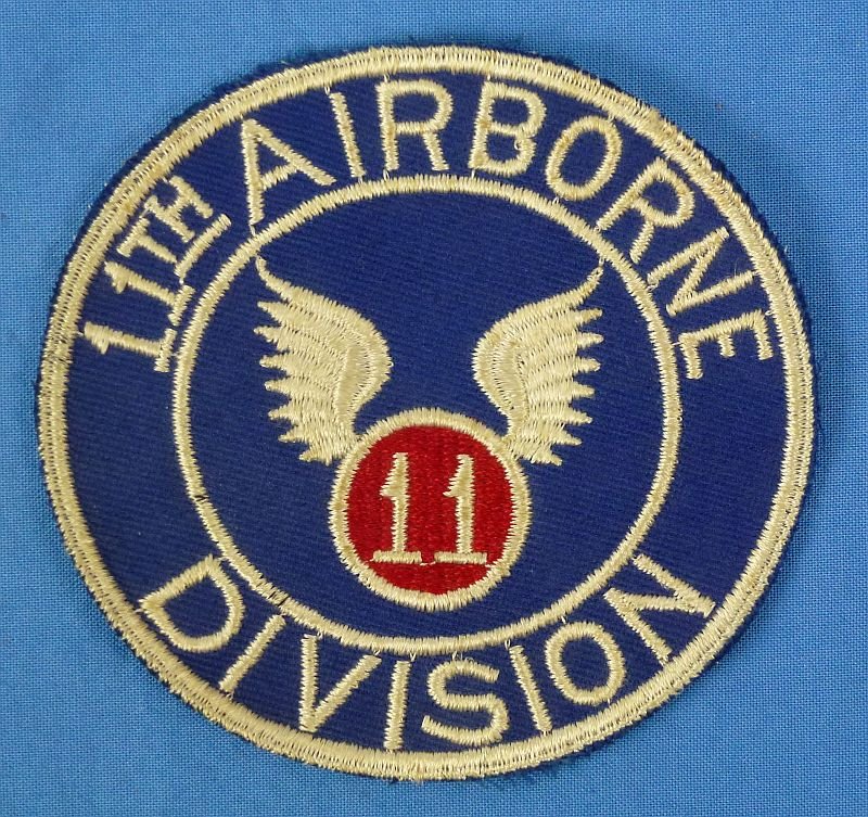 WWII 11th Airborne Division 4 inch Pocket Patch