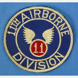 WWII 11th Airborne Division 4 inch Pocket Patch