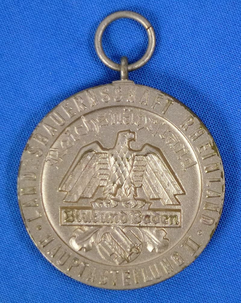 Reichsnährstand Blut un Boden Medal for Services in Grape Cultivation