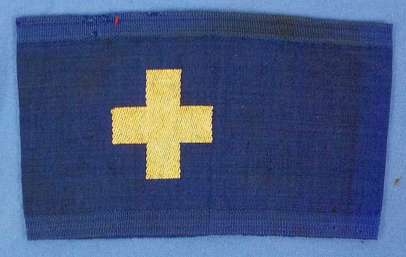 WWII German Luftschutz Medical Service Armband
