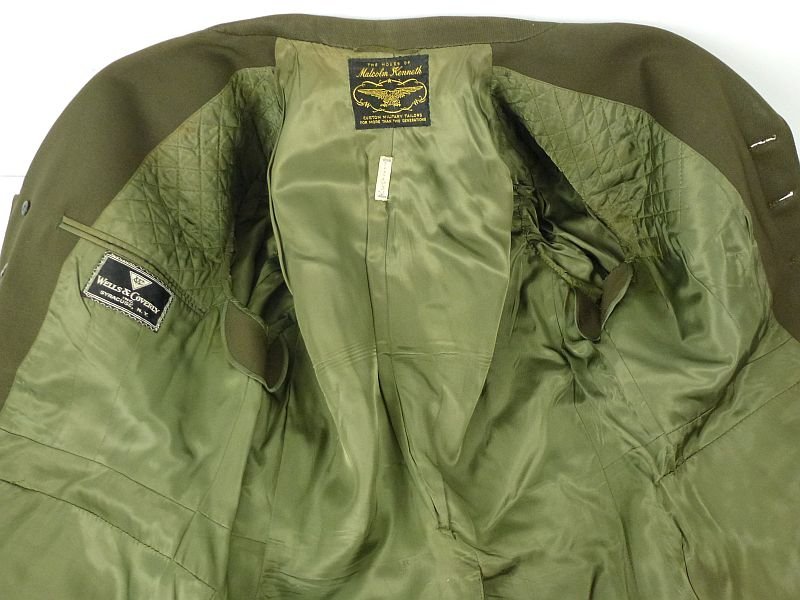 Named WWII Army Air Force Finance Corps Officer Uniform with Caps — image 8
