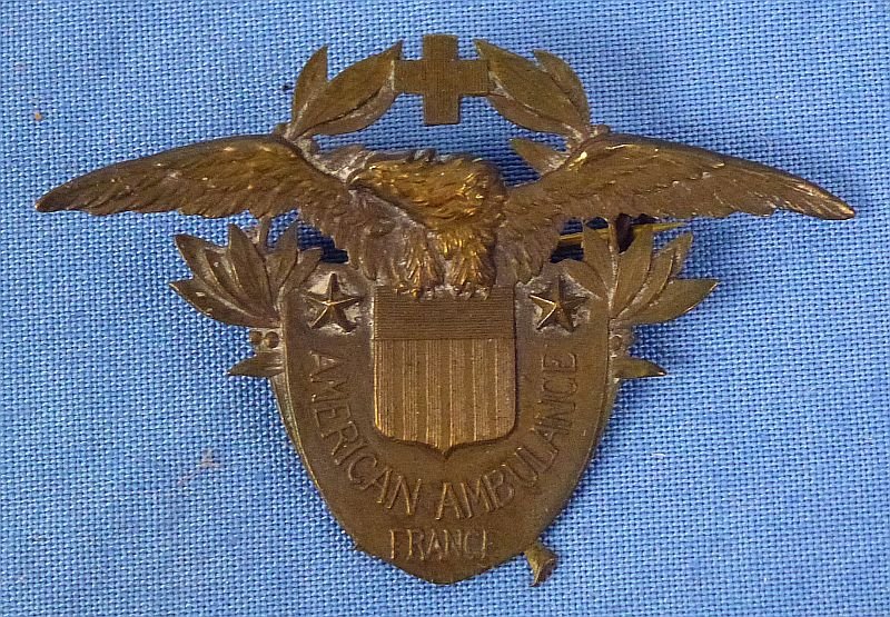 WWI American Ambulance Service Badge