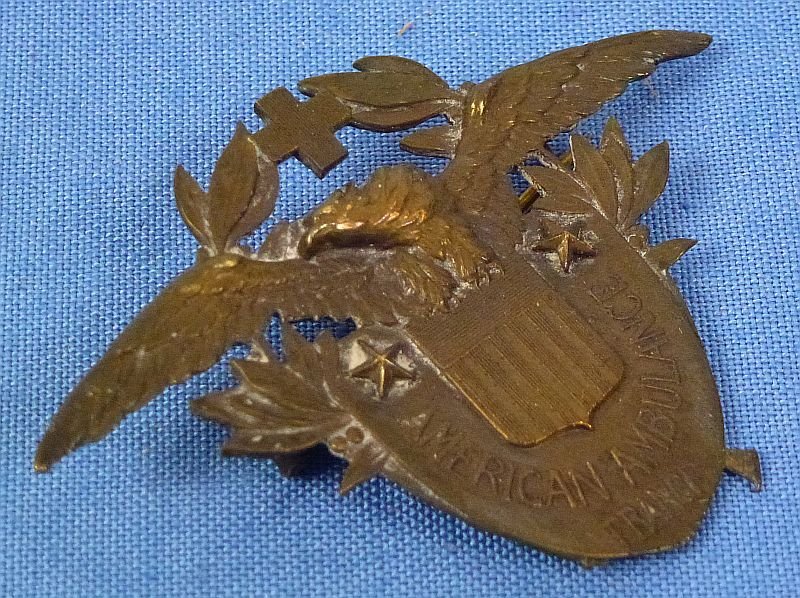 WWI American Ambulance Service Badge — image 2