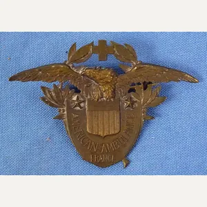 WWI American Ambulance Service Badge