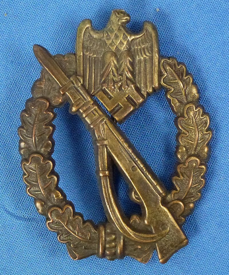 Army / Waffen SS Bronze Infantry Assault Badge