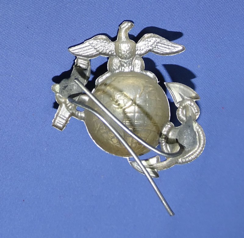 Span Am Marine Corps Eagle Globe & Anchor Cap Insignia — image 2
