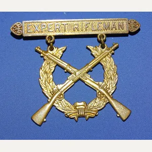 WWI Army National Guard Expert Rifleman Badge
