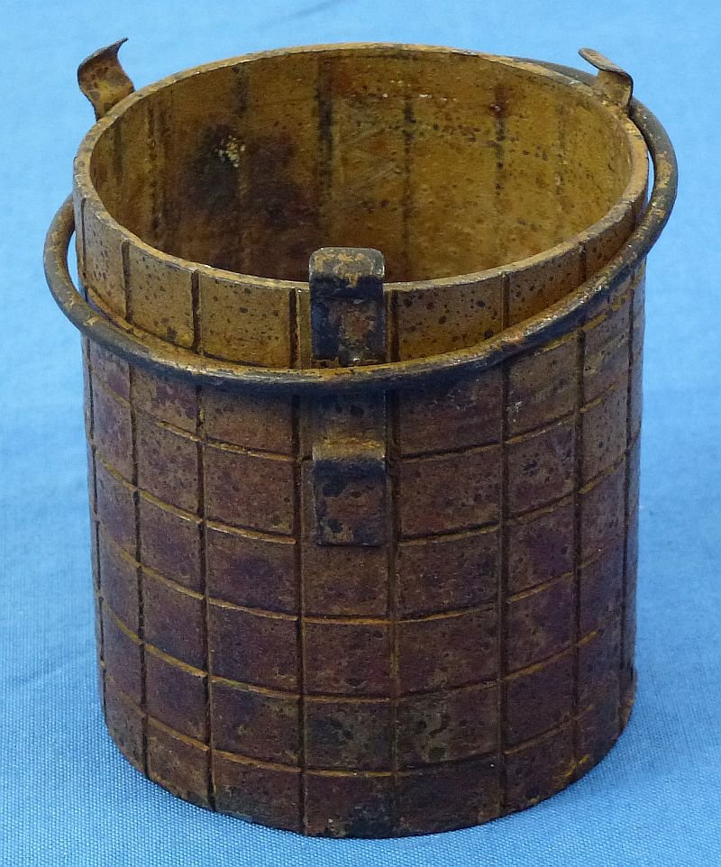 WWII German Hand Grenade Camouflaged 'Splitterring' Fragmentation Sleeve — image 2