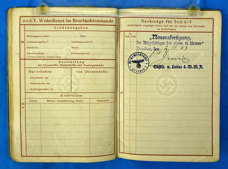 Army Panzer Grenadier Wehrpass — image 9