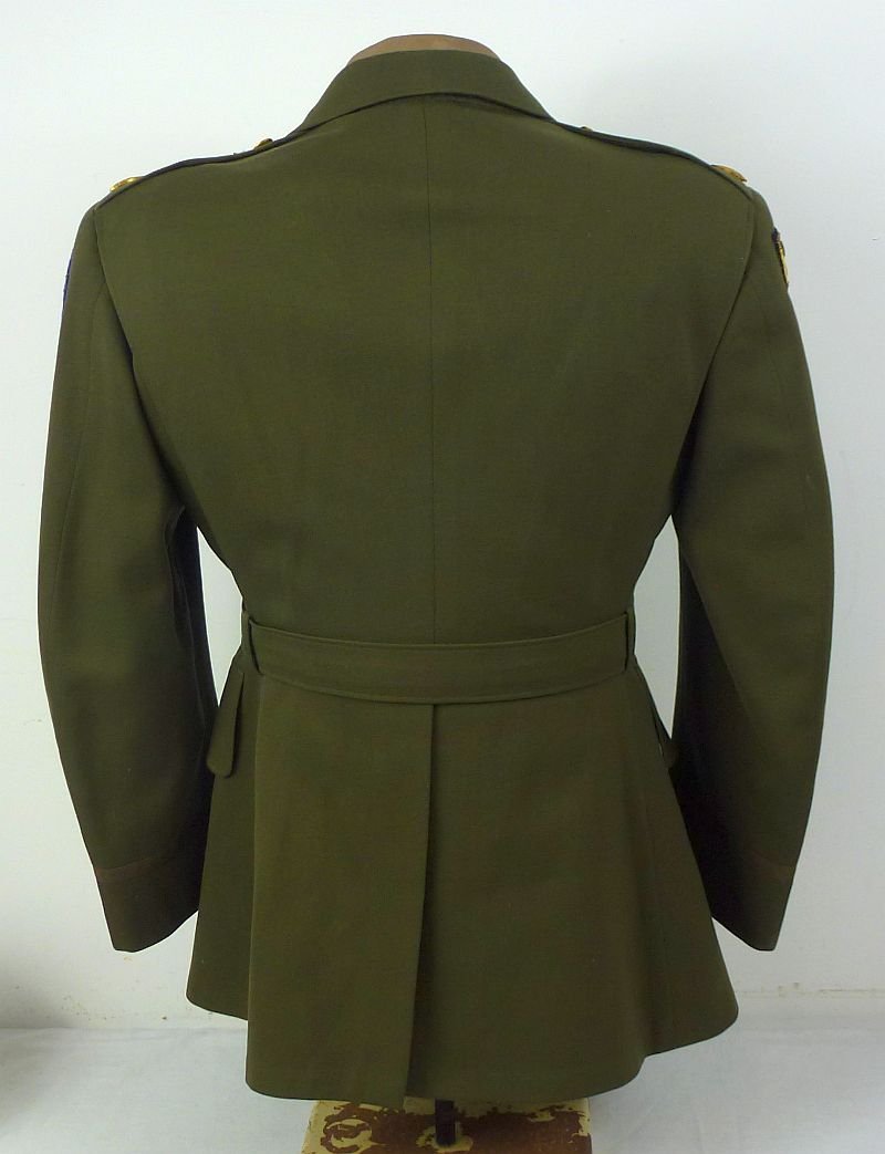 WWII U.S. Army Mediterranean Air Force Pilot Tunic, Shirt and Tie with Bullion Patches — image 6