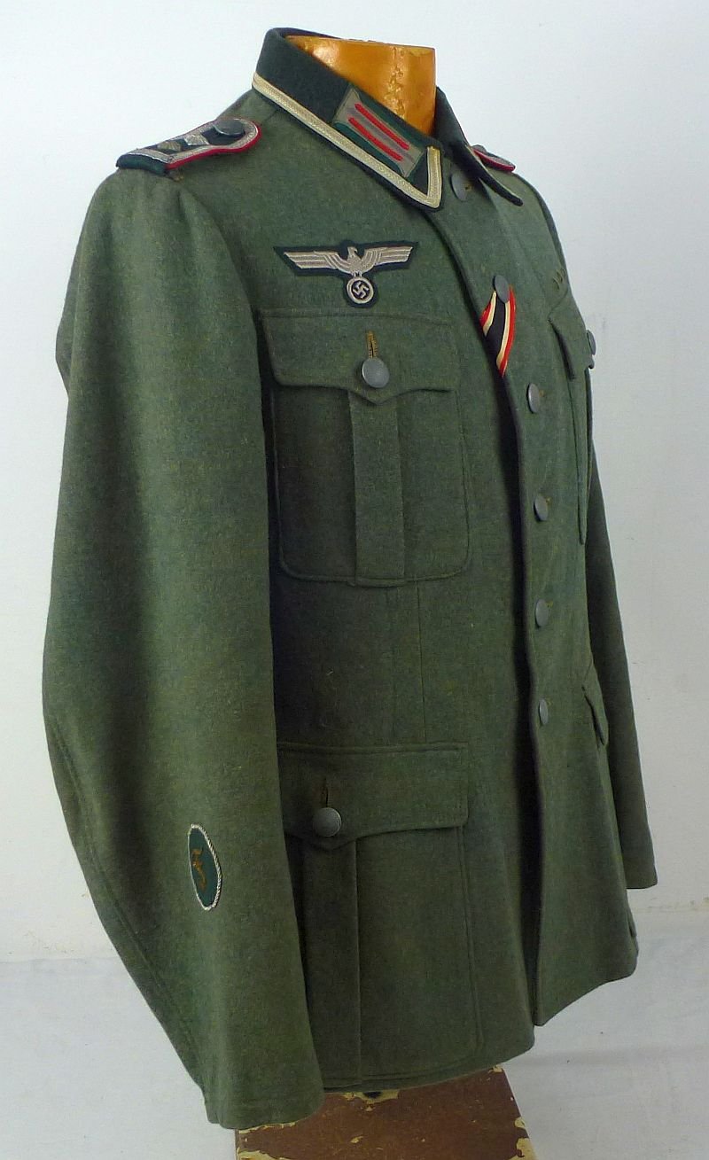 WWII German M36 Army Artillery Oberfeldwebel Ordnance Technician Tunic — image 5