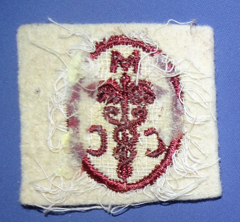 WWII Mennonite Central Committee Patch Worn By Conscientious Objectors Serving With Medical Corps — image 2