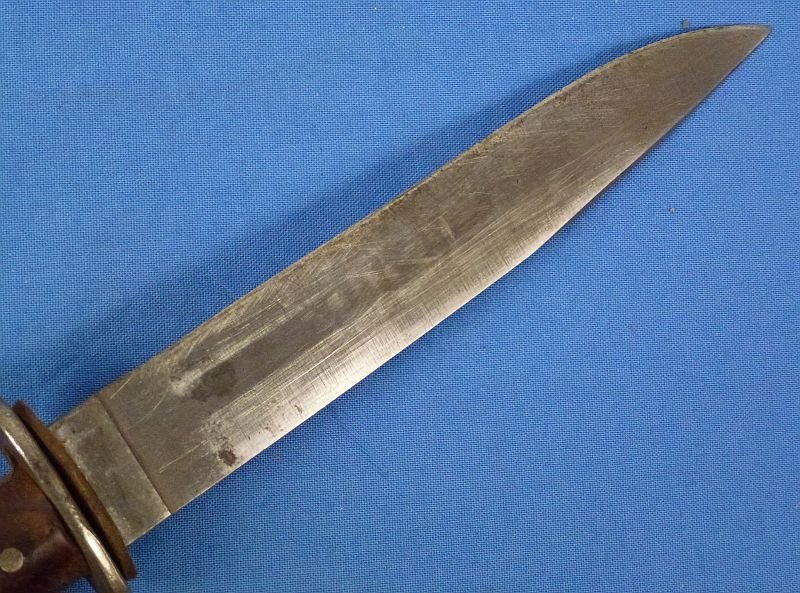 WWII German Bakelite Handle Fighting Knife — image 3