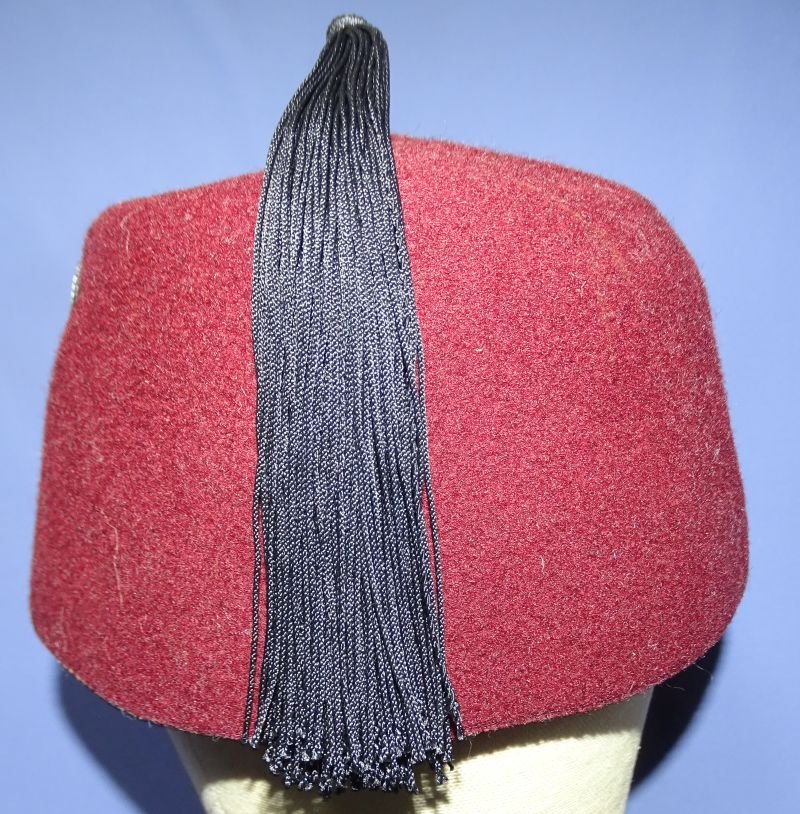 Waffen SS Handschar Burgundy Red Fez — image 3