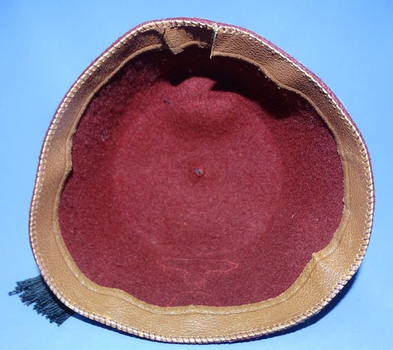 Waffen SS Handschar Burgundy Red Fez — image 4