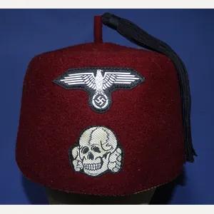 Waffen SS Handschar Burgundy Red Fez