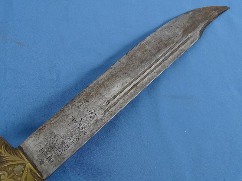 1899 New York Society of Colonial Wars Spanish American War Veterans Collins Legitimus Knife — image 6