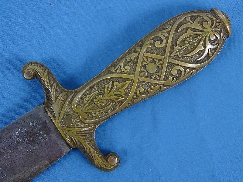 1899 New York Society of Colonial Wars Spanish American War Veterans Collins Legitimus Knife — image 9