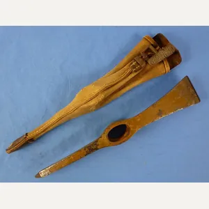 WWII Japanese Military Issue Pick Axe Head and Cover