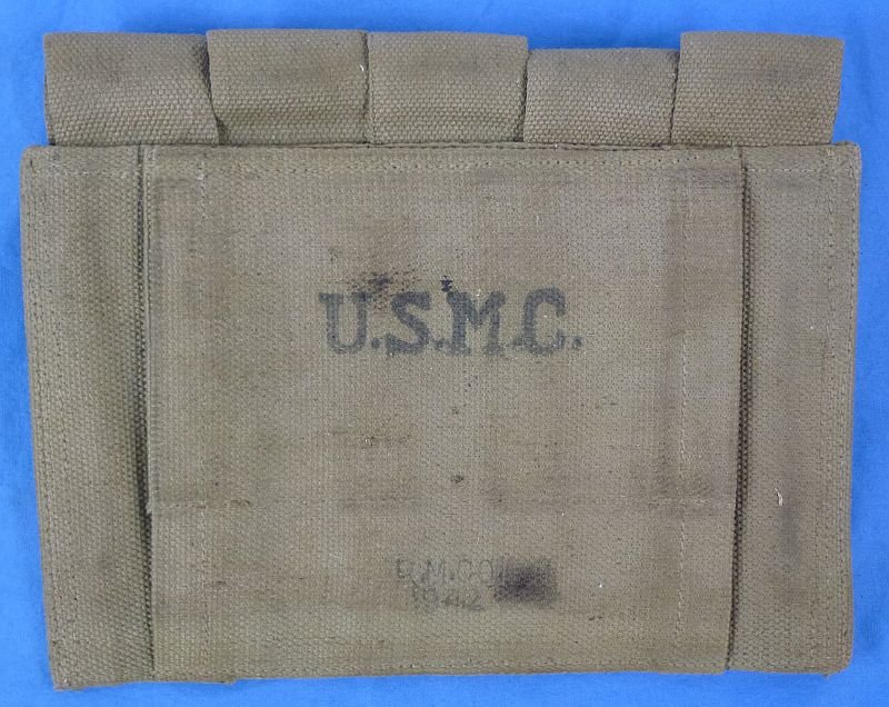 1942 Dated U.S. Marine Corps Thompson Submachine Gun Magazine Pouch — image 2