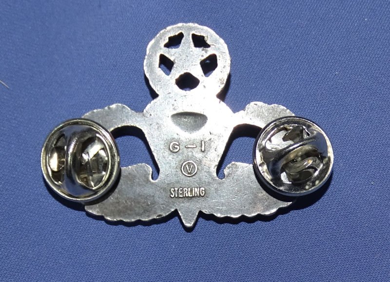 Vietnam Era Sterling Master Jump Wings G-I — image 2