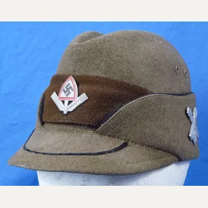 1934 Dated RAD EM/NCO 'Robin Hood' Cap with Arbeitsgau XVIII …