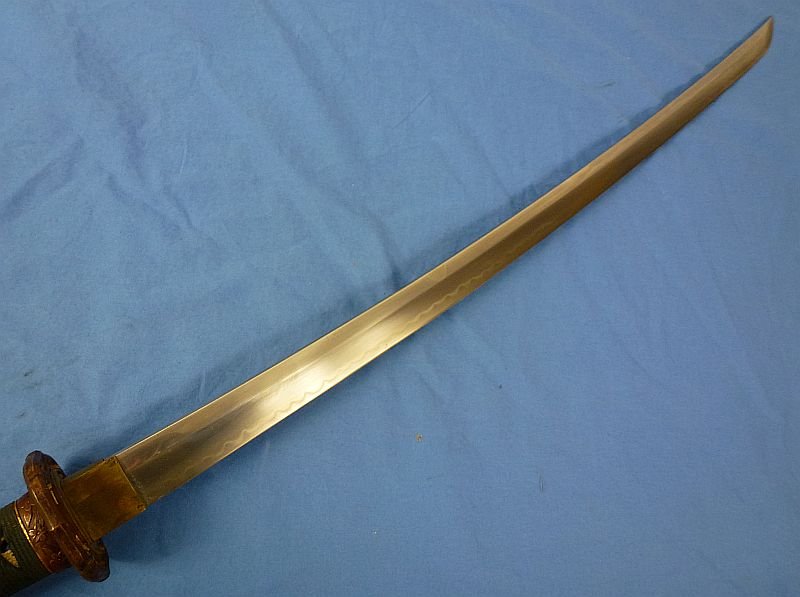 Signed WWII Army Officer Shin Gunto Sword with Company Officer Tassel — image 5