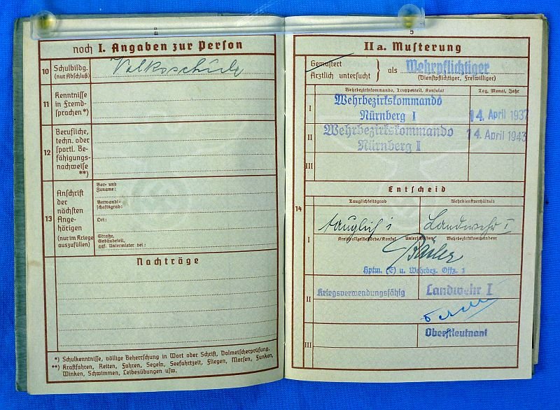 WWII German Army Wehrpass — image 4