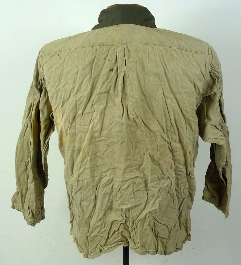 1944 Dated Japanese Army Private First Class Tropical Shirt with Three Quarter Length Sleeves — image 4