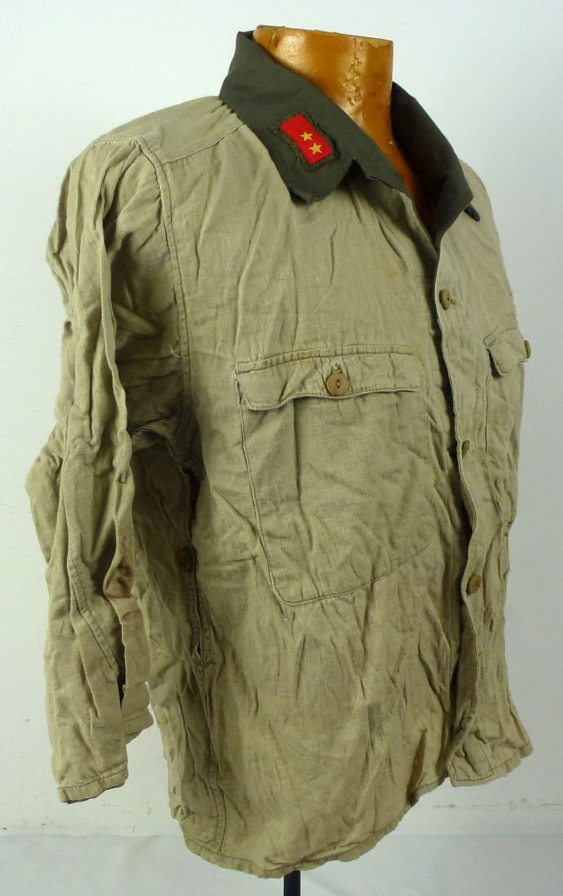 1944 Dated Japanese Army Private First Class Tropical Shirt with Three Quarter Length Sleeves — image 5